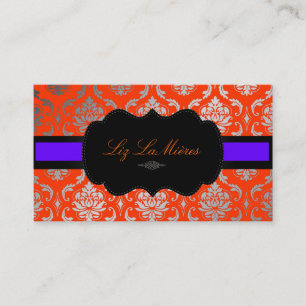 PixDezines Vendome Damask Business Card
