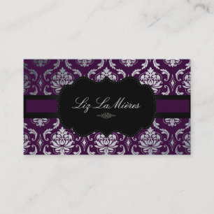 PixDezines Vendome Damask Business Card