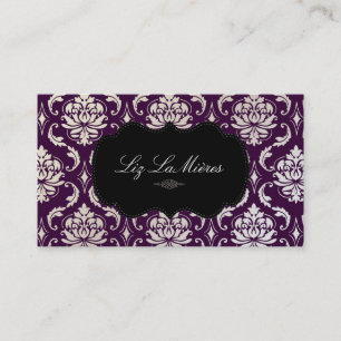 PixDezines Vendome Damask Business Card