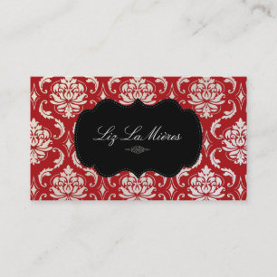PixDezines Vendome Damask Business Card