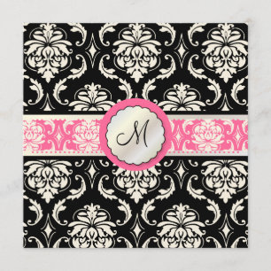PixDezines Vendome Damask/DIY colours! Invitation