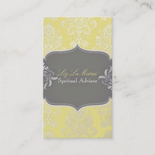 PixDezines Victorian Damask/DIY colour Business Card