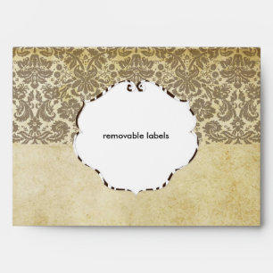 PixDezines Vintage Desiree Damask/Lace Envelopes
