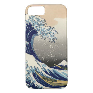 PixDezines Vintage, Great Wave, Hokusai 葛飾北斎の神奈川沖浪 Case-Mate iPhone Case