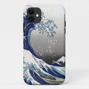 PixDezines Vintage, Great Wave, Hokusai 葛飾北斎の神奈川沖浪 Case-Mate iPhone Case