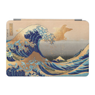 PixDezines Vintage, Great Wave, Hokusai 葛飾北斎の神奈川沖浪 iPad Mini Cover