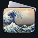 PixDezines Vintage, Great Wave, Hokusai 葛飾北斎の神奈川沖浪 Laptop Sleeve<br><div class="desc">PixDezinves Vintage of Japanese art. The Great Wave of Kanagawa is one of the most seen worldwide. The artist,  Hokusai,  1832 (Edo Period). Depicting okinami as the great waves,  NOT tsunami.  Digitally enhanced by PixDezines.
< 3=""> Copyright © 2008-2014 PixDezines.com™ and PixDezines™ on zazzle.com</div>