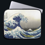 PixDezines Vintage, Great Wave, Hokusai 葛飾北斎の神奈川沖浪 Laptop Sleeve<br><div class="desc">PixDezinves Vintage of Japanese art. The Great Wave of Kanagawa is one of the most seen worldwide. The artist,  Hokusai,  1832 (Edo Period). Depicting okinami as the great waves,  NOT tsunami.  Digitally enhanced by PixDezines.
< 3=""> Copyright © 2010-2012 PixDezines.com™ and PixDezines™ on zazzle.com</div>