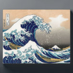 PixDezines Vintage, Great Wave, Hokusai 葛飾北斎の神奈川沖浪 Plaque<br><div class="desc">PixDezinves Vintage of Japanese art. The Great Wave of Kanagawa is one of the most seen worldwide. The artist,  Hokusai,  1832 (Edo Period). Depicting okinami as the great waves,  NOT tsunami.  Digitally enhanced by PixDezines.
< 3=""> Copyright © 2008-2014 PixDezines.com™ and PixDezines™ on zazzle.com</div>