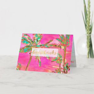 PixDezines Vintage Hawaii/Thank You Thank You Card