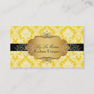 PixDezines vintage la paloma damask Business Card
