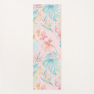 PixDezines Vintage Lush H2 Hawaii Floral Foliage Yoga Mat