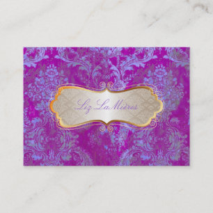 PixDezines vintage natasha damask Business Card