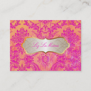 PixDezines vintage natasha damask Business Card