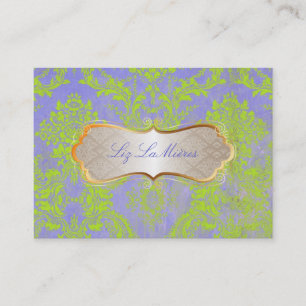 PixDezines vintage natasha damask Business Card