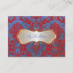 PixDezines vintage natasha damask Business Card