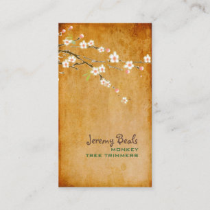 PixDezines vintage pink cherry blossoms♥♥ Business Card