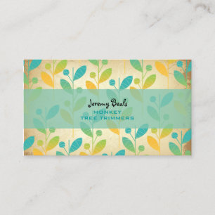 PixDezines Vintage Retro Foliage ♥♥♥♥ Business Card