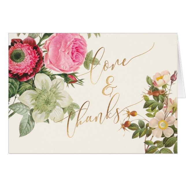 PixDezines Vintage Roses/Redoute/Thank You (Front Horizontal)