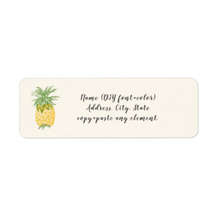 PixDezines Vintage Sketched Pineapple
