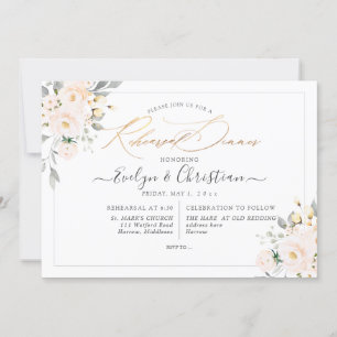 PixDezines Watercolor Blush Roses Invitation