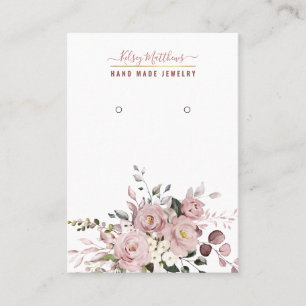 PixDezines Watercolor Dusty Rose Business Card
