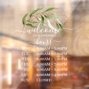 PixDezines Watercolor Eucalyptus Sprig Store Hours