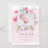 PixDezines Watercolor Gardeon Roses Christening