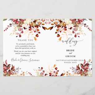 PixDezines Watercolor Rust Orange Fall Eucalyptus