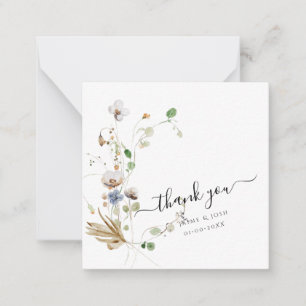 PixDezines Watercolor Wild Flowers Card