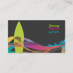 PixDezines Wave Crest Hawaii ♥♥♥♥♥ Business Card