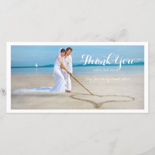 PixDezines wedding photo thank you Card
