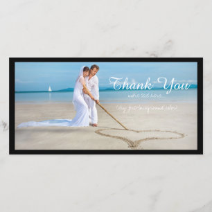 PixDezines wedding photo thank you Card