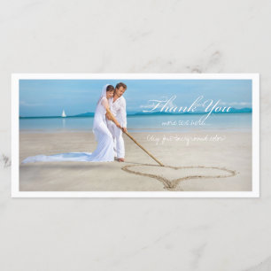 PixDezines wedding photo thank you Card