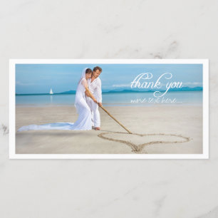 PixDezines wedding photo thank you Card