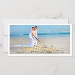 PixDezines wedding photo thank you/DIY background Thank You Card