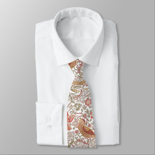 PixDezines William Morris Strawberry Thief Tie