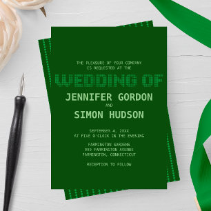 Pixed "Wedding Of" Wedding Invitation