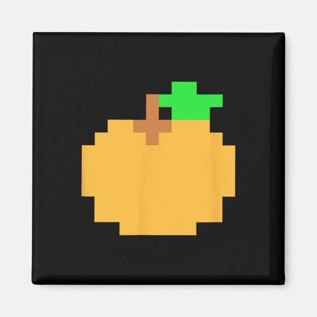 Pixel 8-bit Arcade Video Game Matching Costume Tea Magnet (Front)