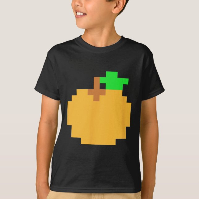 Pixel 8-bit Arcade Video Game Matching Costume Tea T-Shirt (Front)