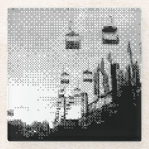 pixel art amusement park