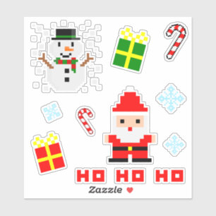 Pixel Art Christmas Set