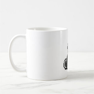 Pixel Art Curious Husky Mug– Adorable Retro Dog Coffee Mug