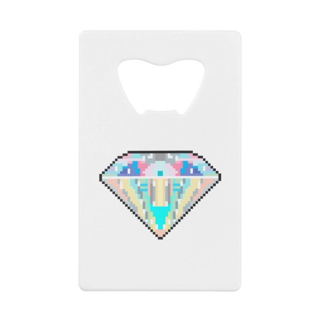 Pixel art diamond gem (Front)