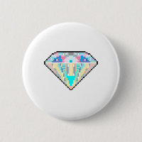 Pixel art diamond gem