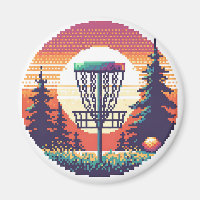 Pixel Art Disc Golf Course
