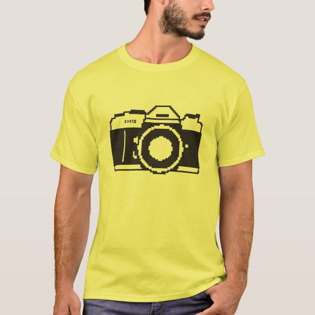 Pixel Art Film Camera T-Shirt (Front)