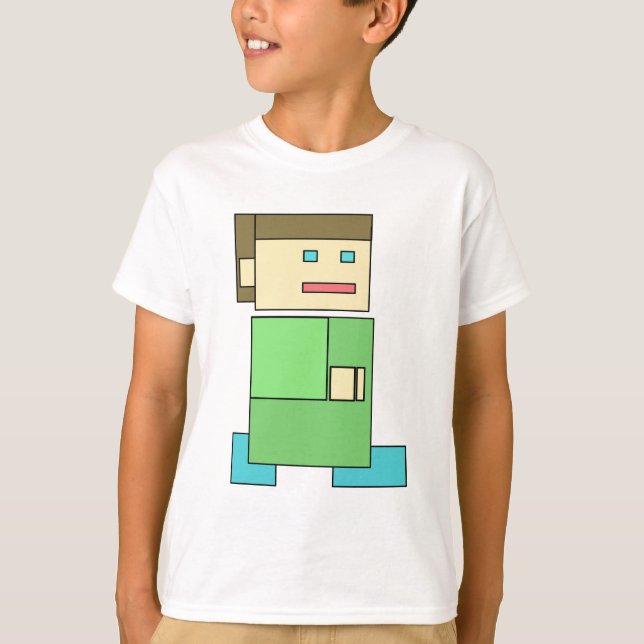 PIXEL  ART GAME BOY KID T-Shirt (Front)