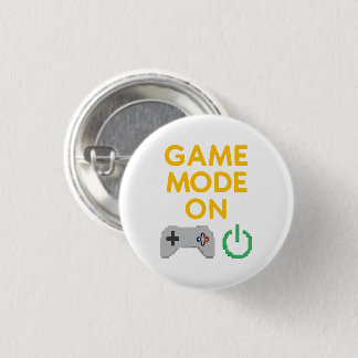 Pixel Art Gaming Design" 3 Cm Round Badge