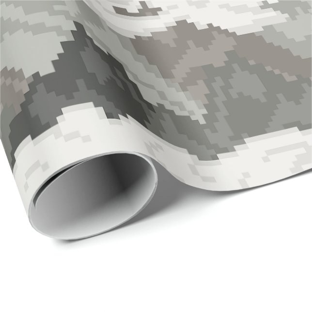 Pixel Art Mountain Landscape Pattern Wrapping Paper (Roll Corner)